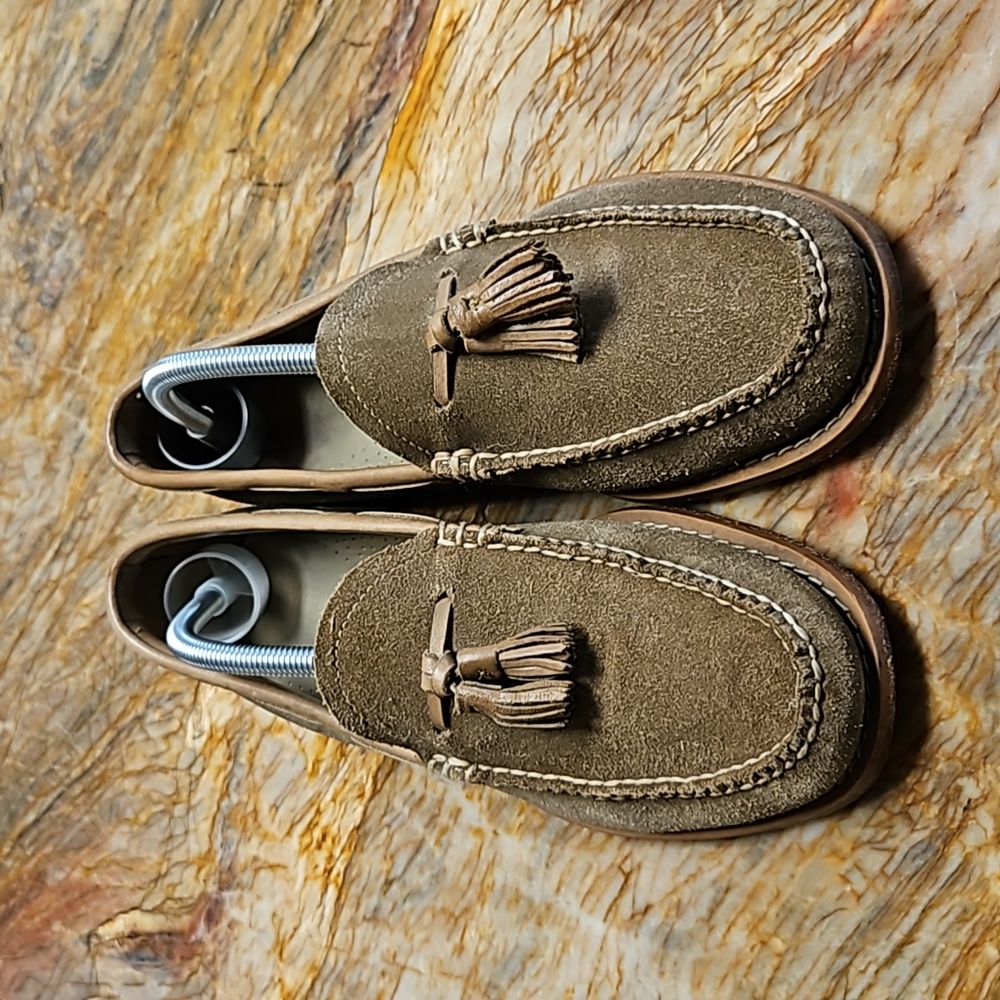 BASS Lennox Weejuns tassel leather loafer shoes - 9
